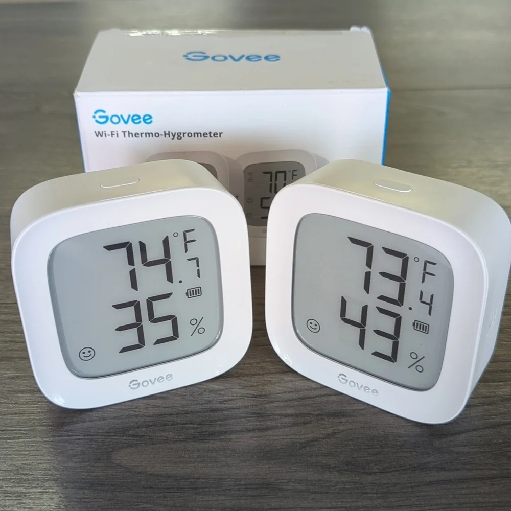 Govee WiFi Thermometer & Hygrometer - White 2 Pack - Picture 3 of 6